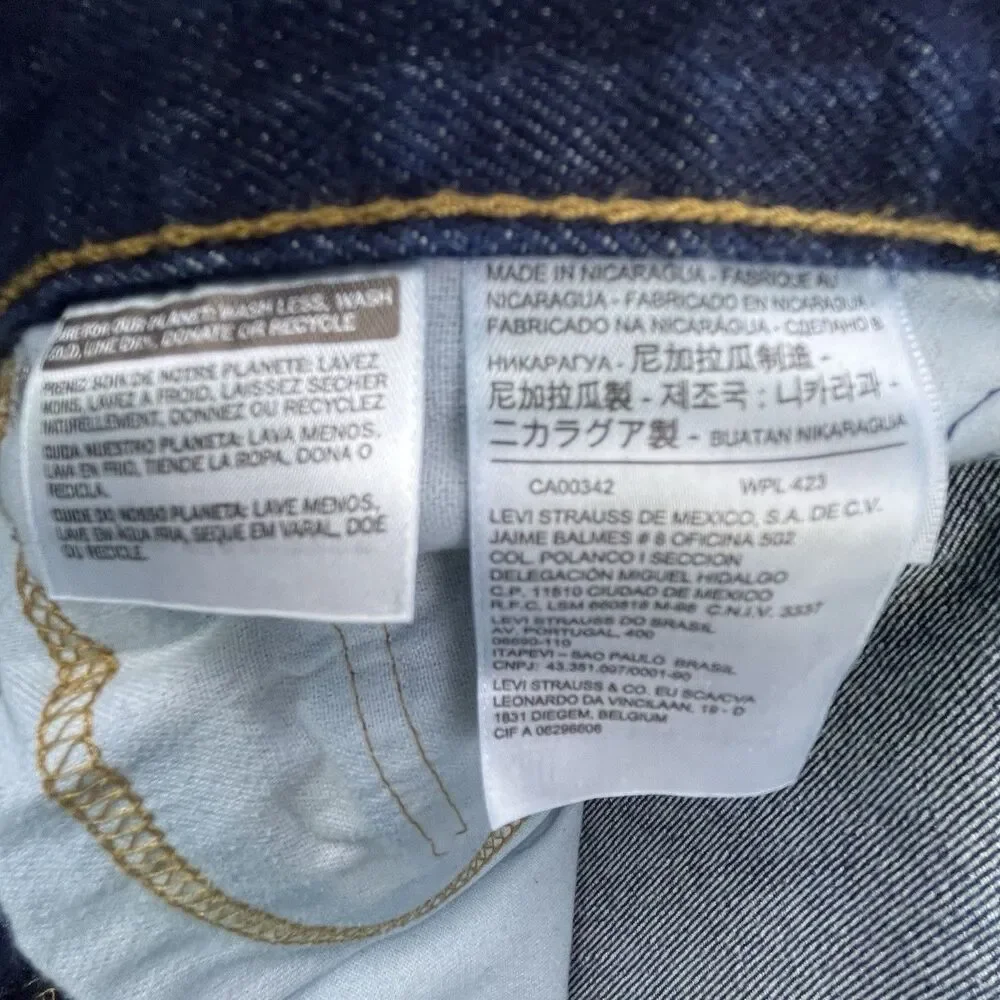 Levi’s 517 Bootcut Jeans Mens 31x34 Blue Denim Western Cowboy Rodeo Work